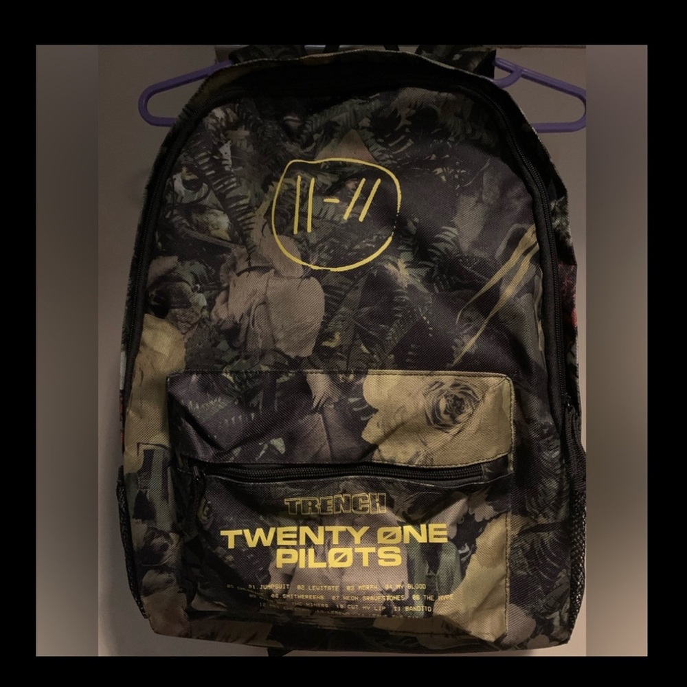Twenty One Pilots Trench Floral Backpack